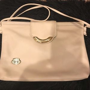 Vintage Etienne Aigner tan leather crossbody bag